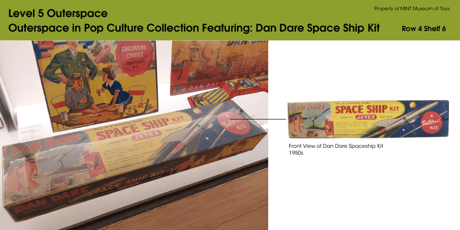 Dan Dare Space Ship Kit - MINT Museum of Toys